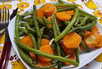 INSALATA DI FAGIOLINI E CAROTE