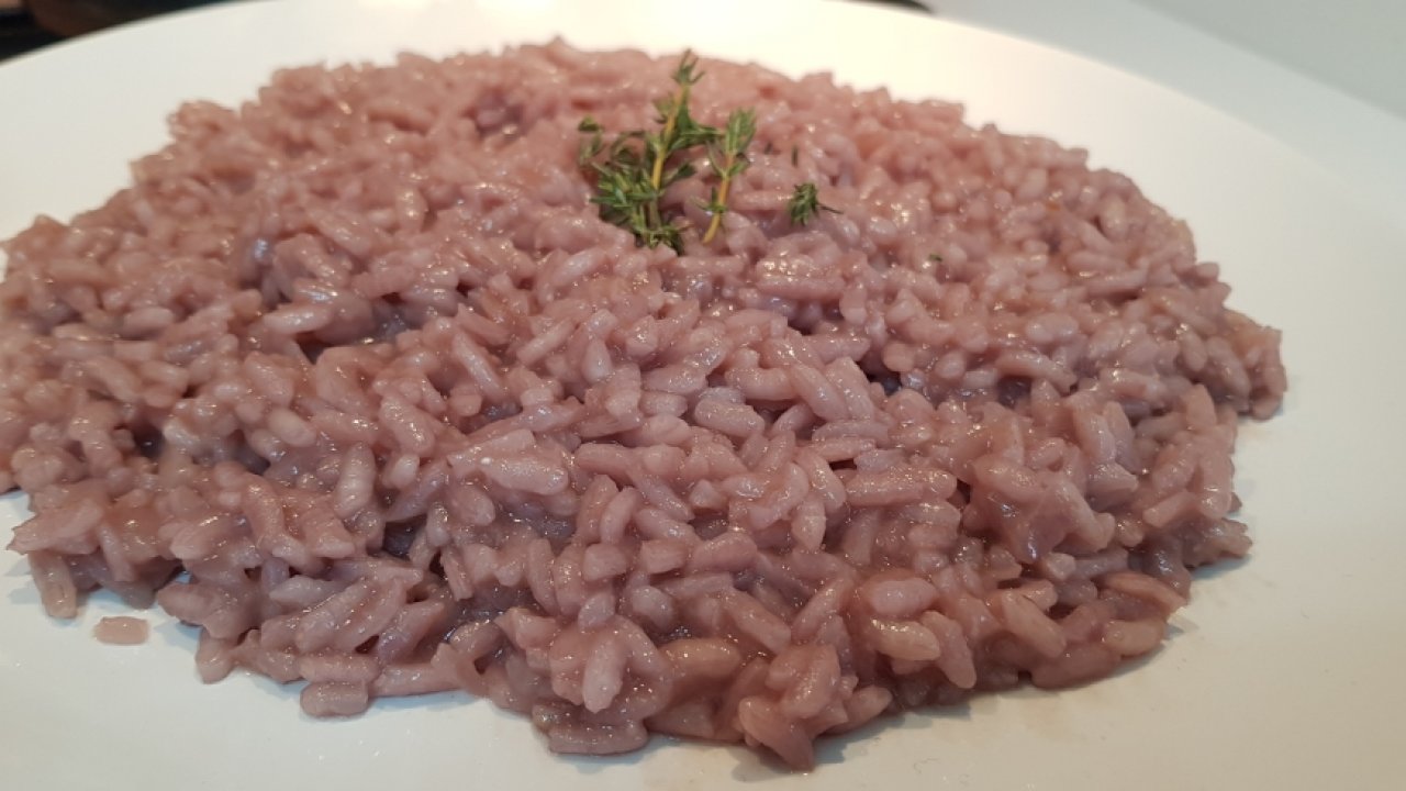 Risotto Al Vino Rosso