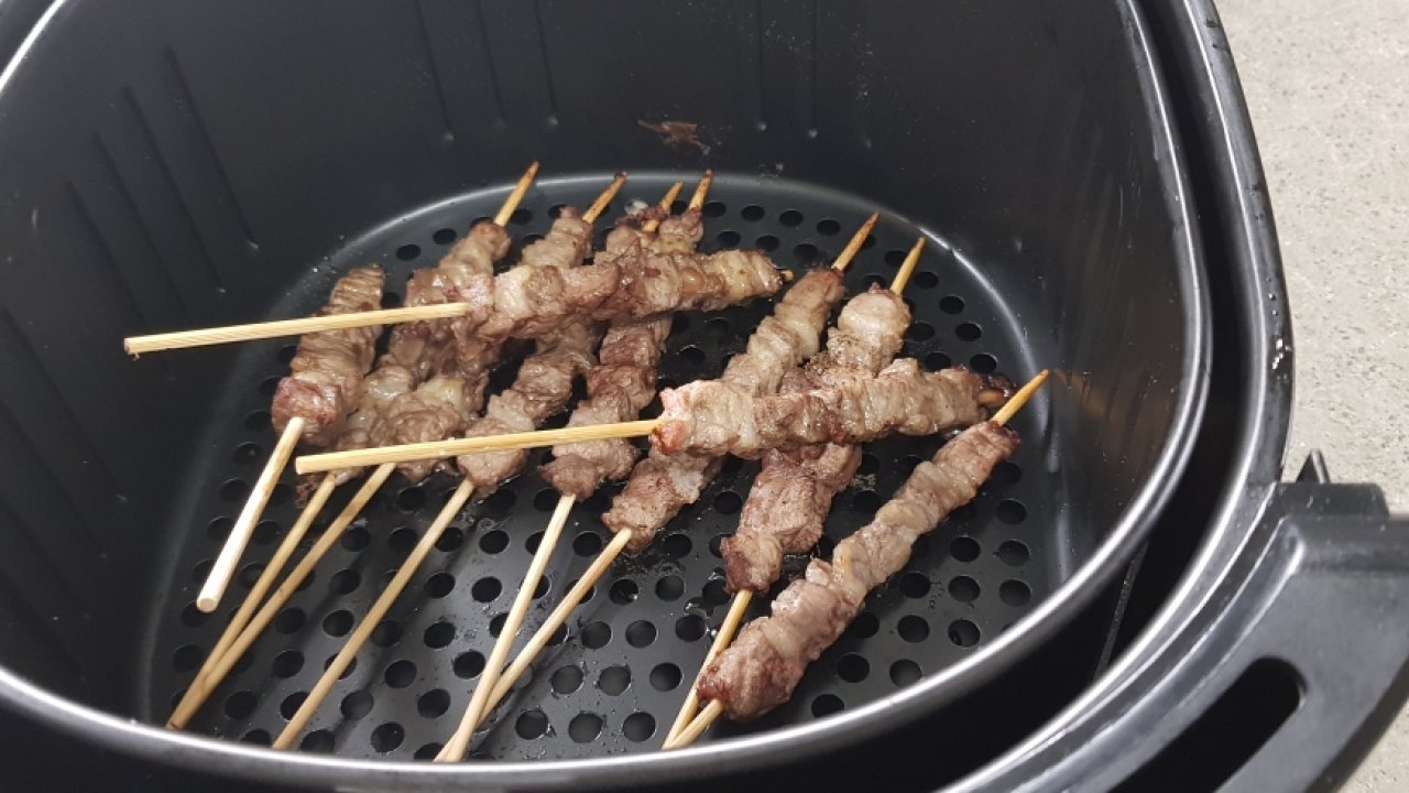 ARROSTICINI IN FRIGGITRICE AD ARIA