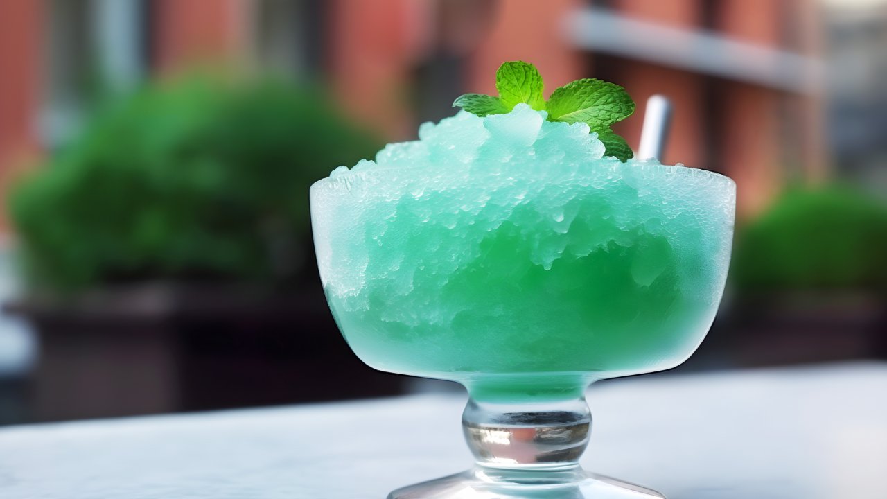 GRANITA ALLA MENTA BIMBY