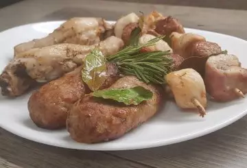 GRIGLIATA DI POLLO E TACCHINO IN FRIGGITRICE AD ARIA