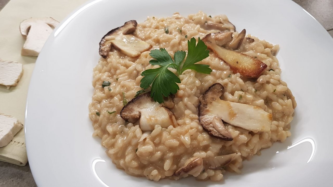 RISOTTO AI FUNGHI PORCINI