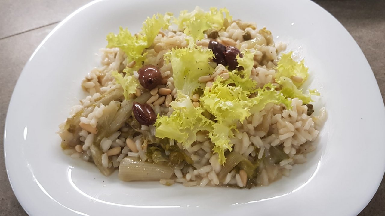 RISOTTO CON SCAROLA