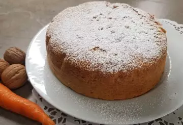 TORTA CAROTE E NOCI