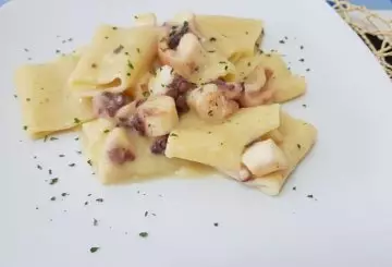 PASTA CREMA DI PATATE E POLPO