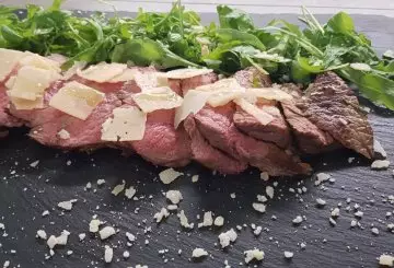 TAGLIATA DI MANZO IN PADELLA