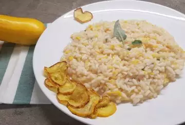 RISOTTO ALLE ZUCCHINE GIALLE