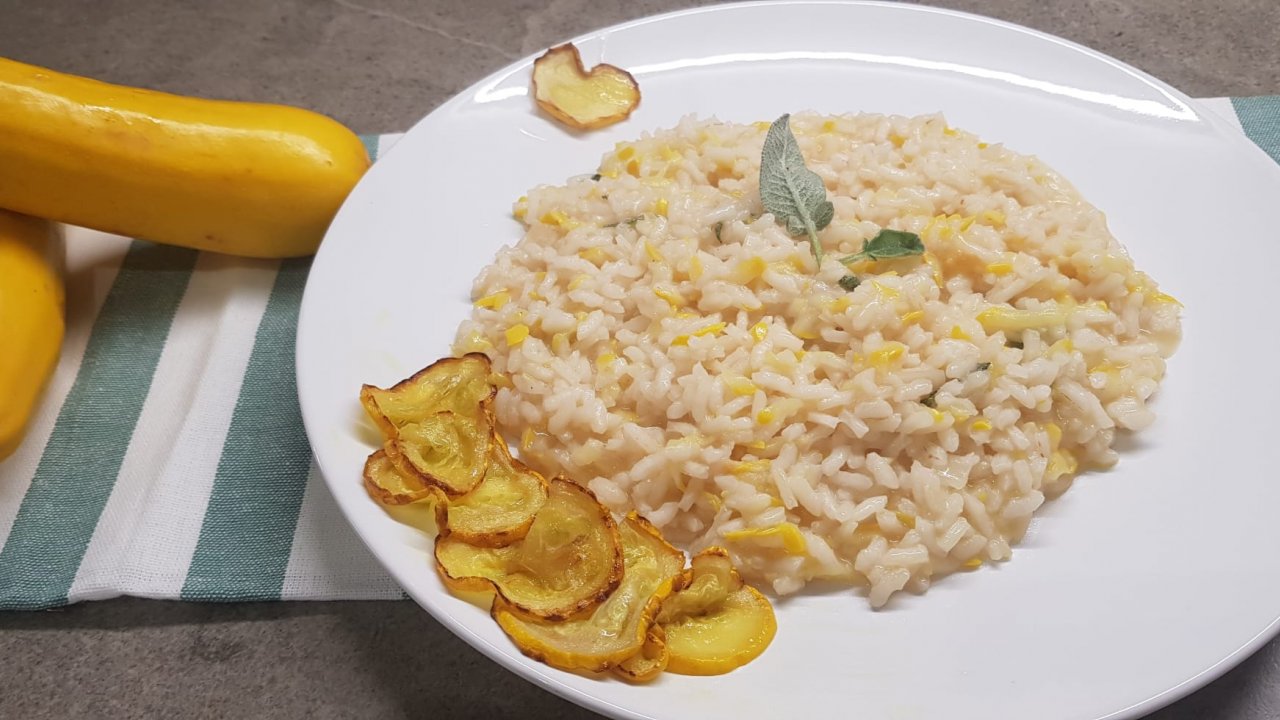 RISOTTO ALLE ZUCCHINE GIALLE