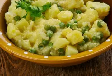CONTORNO PATATE E PISELLI BIMBY