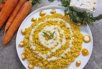 RISOTTO CON CAROTE E GORGONZOLA