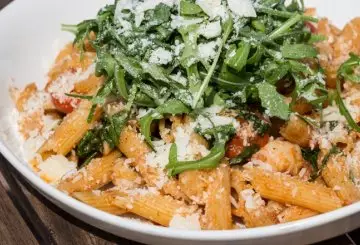 PASTA CON GAMBERETTI E RUCOLA BIMBY