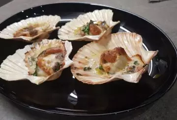 CAPESANTE GRATINATE IN FRIGGITRICE AD ARIA
