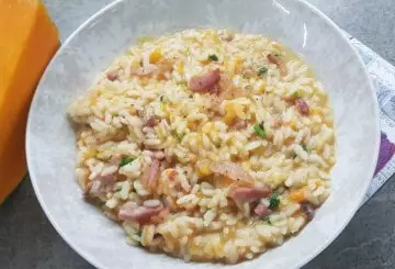 RISOTTO ZUCCA E SPECK