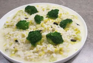 RISOTTO PORRI E BROCCOLI