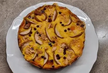 TORTA CON COLOMBA  AVANZATA 