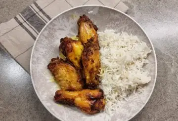 ALI DI POLLO AL CURRY IN FRIGGITRICE AD ARIA