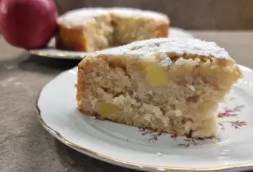 TORTA DI MELE ALL'ACQUA