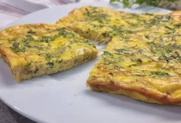 FRITTATA CON GERMOGLI DI SOIA