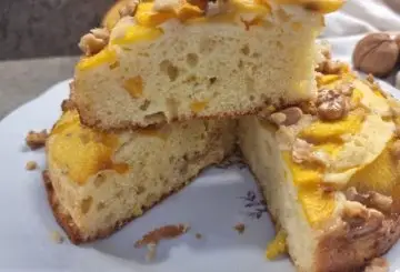TORTA DI PESCHE 