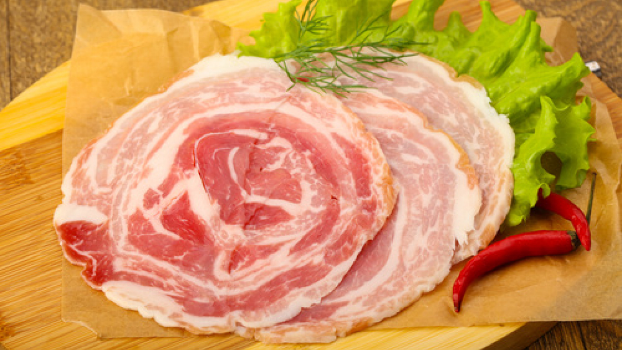 La differenza tra pancetta e bacon