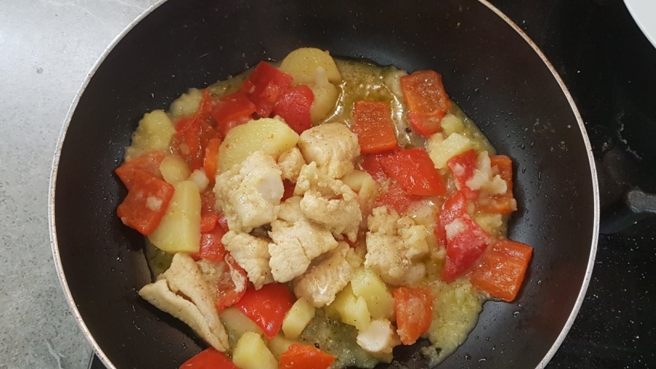  BACCALA PEPERONI E PATATE
