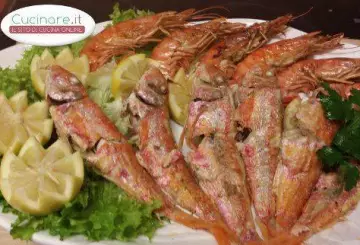 GRIGLIATA GAMBERI E TRIGLIE