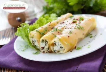 CANNOLI DI GRANA RIPIENI