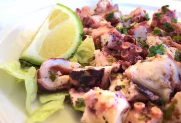 INSALATA DI POLPO PREZZEMOLATA