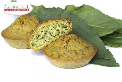 Muffin di spinaci