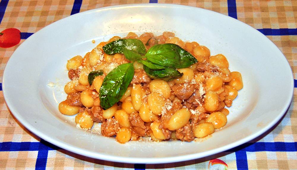 Gnocchi Salsicce e Fagioli