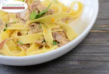 PAPPARDELLE CON CONIGLIO E REMA