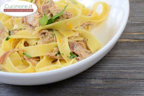 Pappardelle con coniglio e rema