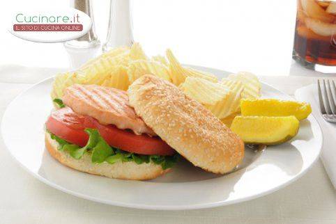 Burger di Salmone