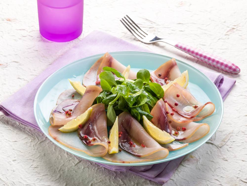 Carpaccio di pesce spada