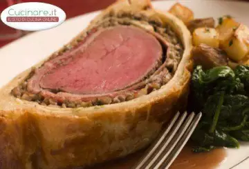 CUORE DI SCAMONE CON LARDO E PORCINI