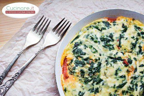 frittata ricotta e spinaci