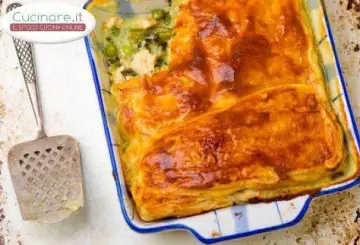 SFOGLIATA CON COTTO, RICOTTA E VERDURE