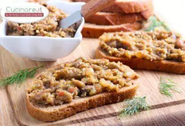 BRUSCHETTE CON  MELANZANE GRIGLIATE