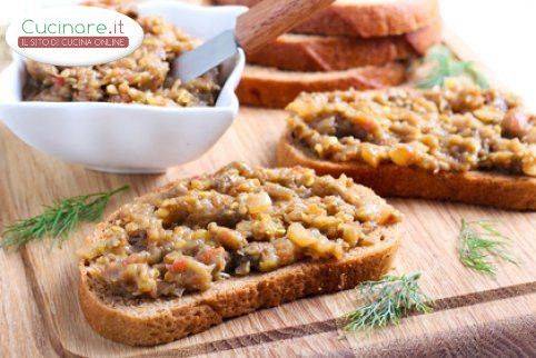 Bruschette con  Melanzane Grigliate