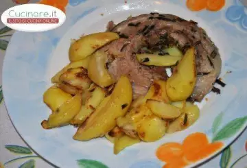 PORCHETTA AL FORNO CON PATATE