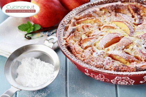 Clafoutis alle Pesche