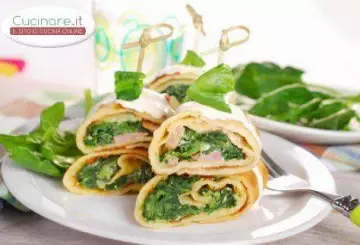 GIRELLA DI FRITTATA TACCHINO E RUCOLA