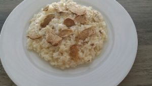 Risotto al tartufo preparazione 9