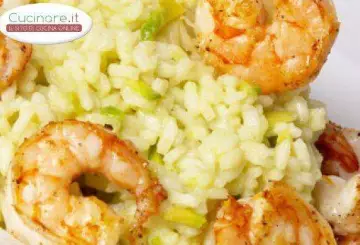 RISOTTO CON GAMBERETTI E AVOCADO