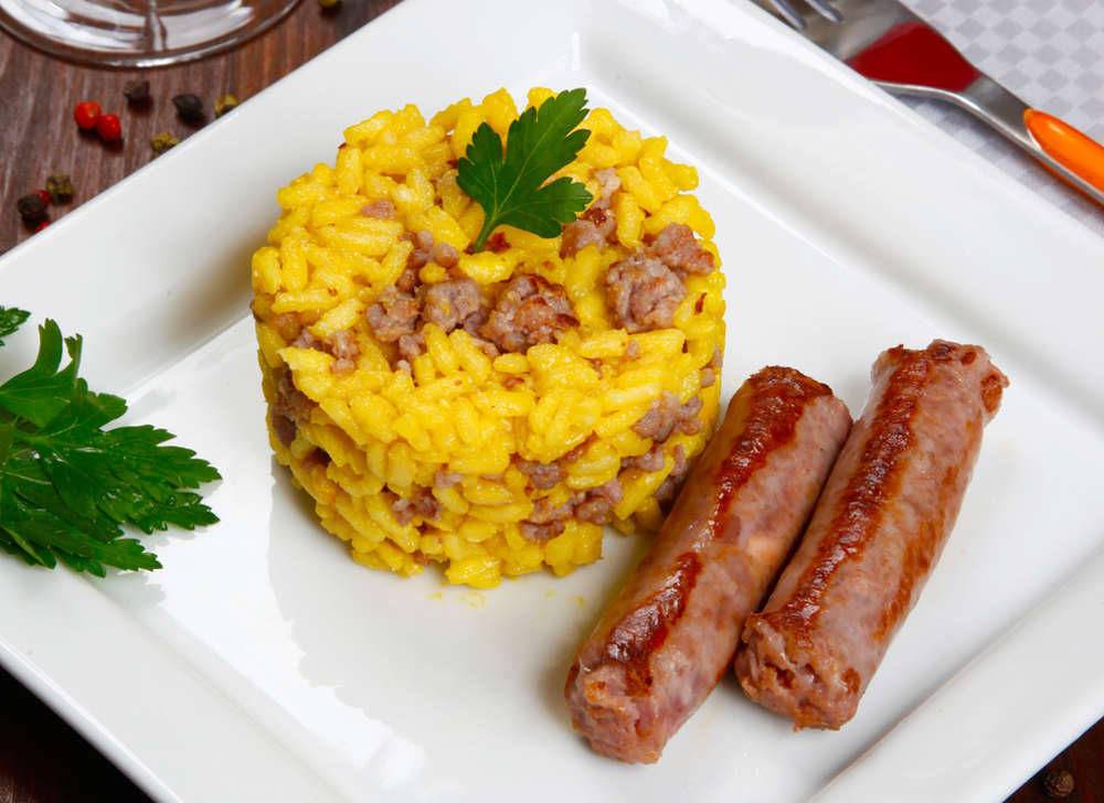 Risotto Zafferano e Salsiccia