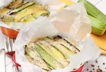 ZUCCHINE ALLA PARMIGIANA IN BIANCO
