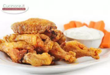 ALI DI POLLO CON CAROTE