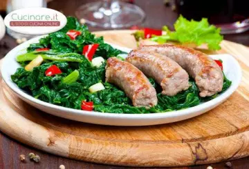 CIME DI RAPA CON SALSICCIA