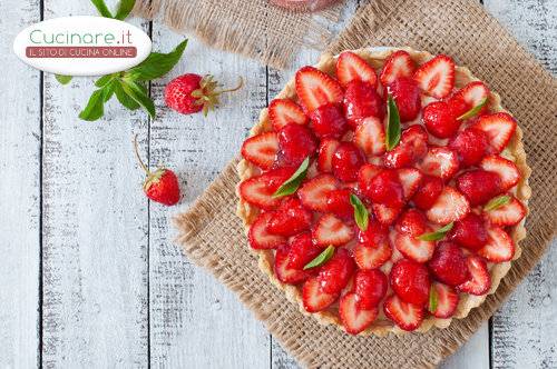 Crostata di fragole fresche