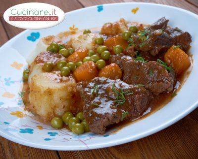 Fricassea d'agnello con carote